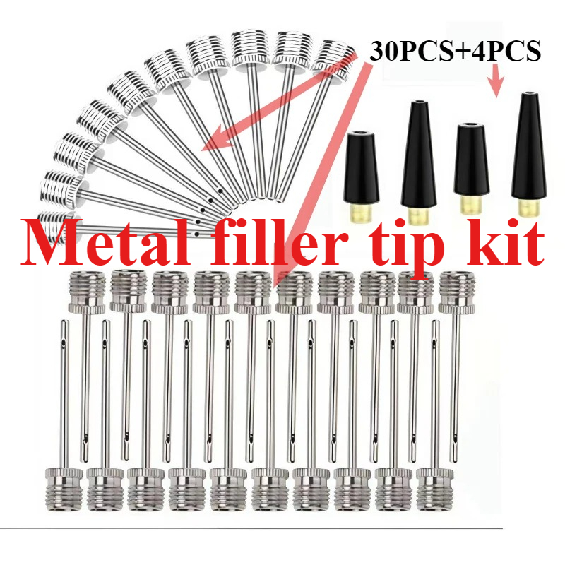 Basketball Pump Needle - Metal Air Nozzle Set for Basketball