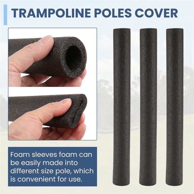 6Pcs 35.4In Trampoline Pole Fo - Trampoline Spring Cover ulasan dan harga