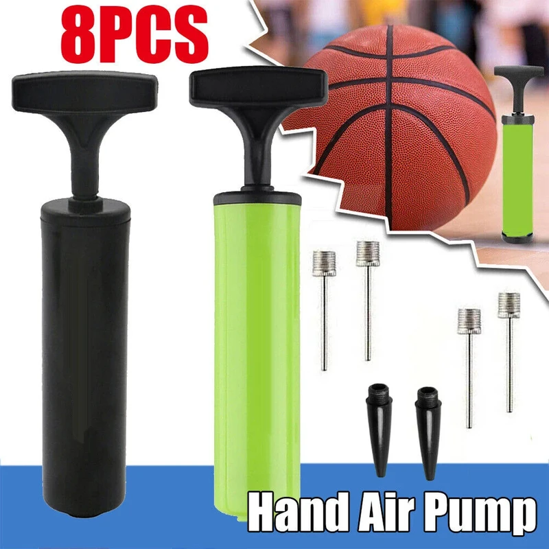 8Pcs Portable Ball Pump Set Fl - Basketball Pump Needle ulasan dan harga