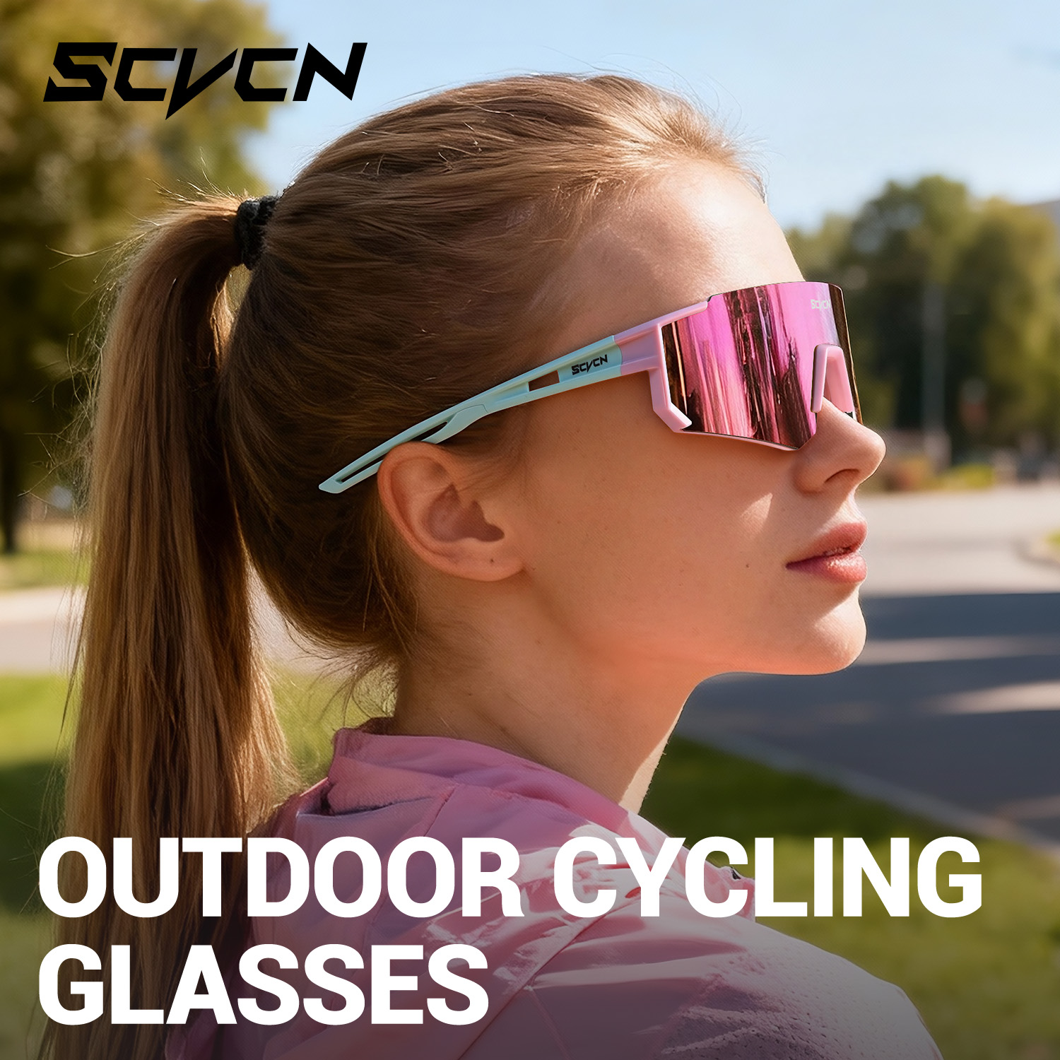 SCVCN Women Pink Bike Cycling  - Sports Equipment Photos ulasan dan harga