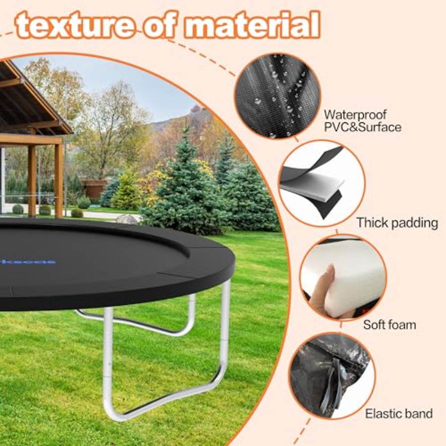 Trampoline Pad for 10ft-16ft R - Trampoline Spring Cover ulasan dan harga